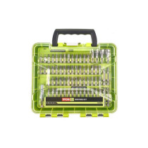 RYOBI - Mallette 71 accessoires de vissage mixtes : 43 embouts 25 mm,