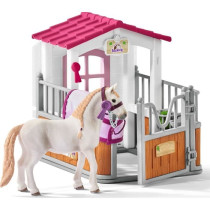 Schleich - Box with Lusitanian mare - 42368 - Horse club range