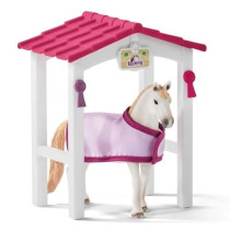 Schleich - Box with Lusitanian mare - 42368 - Horse club range