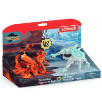 SCHLEICH 70826 Eldrador Creatures Lava Octopus vs Ice Bug Duo Figures