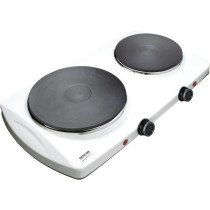 Electric hob - SENCOR - SCP 2253WH-EUE4 - 2500 W - 2 burners - White