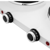 Electric hob - SENCOR - SCP 2253WH-EUE4 - 2500 W - 2 burners - White