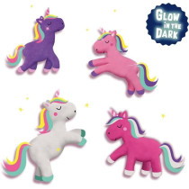 Unicorn modeling clay 4x90 g - SES CREATIVE - Specially designed to cr