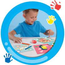 SES CREATIVE - My first - 3 in 1 Finger painting, coloring and sticker