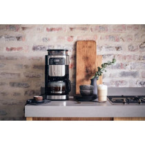 Severin 4810 Cafetiere Filter with integrated shredder - black and sta