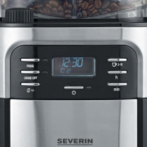 Severin 4810 Cafetiere Filter with integrated shredder - black and sta