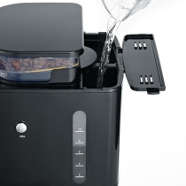 Severin 4810 Cafetiere Filter with integrated shredder - black and sta