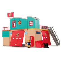 Pontypandy Smoby Fireman Sam Barracks with 1 figurine - Toy for childr