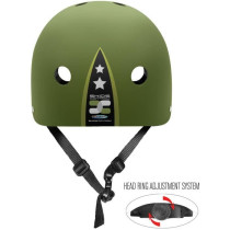 STAMP - Skate Helmet - Skids Control Military Star