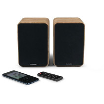 THOMSON WS602DUO - Set of 2 speakers with wooden box - 100W - Bluetoot
