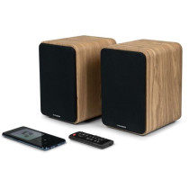 THOMSON WS602DUO - Set of 2 speakers with wooden box - 100W - Bluetoot