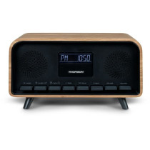 Bluetooth Alarm Clock Radio - THOMSON - Vintage Cosy - 30W, FM Radio,