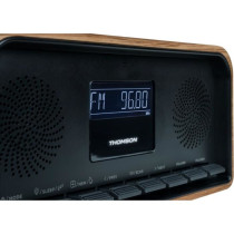 Bluetooth Alarm Clock Radio - THOMSON - Vintage Cosy - 30W, FM Radio,