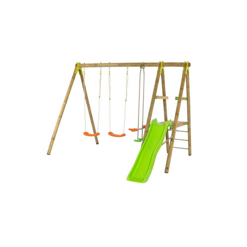 Station de jeux bois 2,30 m Topwood TUTTI - 6 enfants Station de jeux bois 2,30 m Topwood TUTTI - 6 enfants