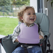 SET OF 2 BIBOU LILAC BIBS - LEMON