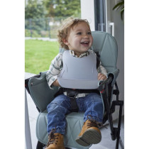 SET OF 2 CELADON GREEN BIBOU BIBS - CHARM GREY