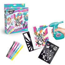 Canal Toys - Airbrush Art - Poster Creation Kit with electronic spray,
