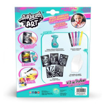 Canal Toys - Airbrush Art - Poster Creation Kit with electronic spray,