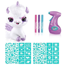 Airbrush Unicorn Plush Toy that Glows in the Dark to Customize - Spray