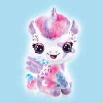 Airbrush Unicorn Plush Toy that Glows in the Dark to Customize - Spray