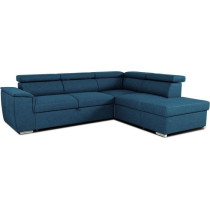 Canapé d'angle convertible réversible avec coffre - 5 places - DAYTO