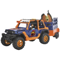 Dinosaur Commander - Dickie - 1 Jeep Wrangler with trailer + 1 action