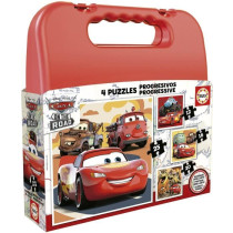 CARS - Malette of 4 progressive puzzles