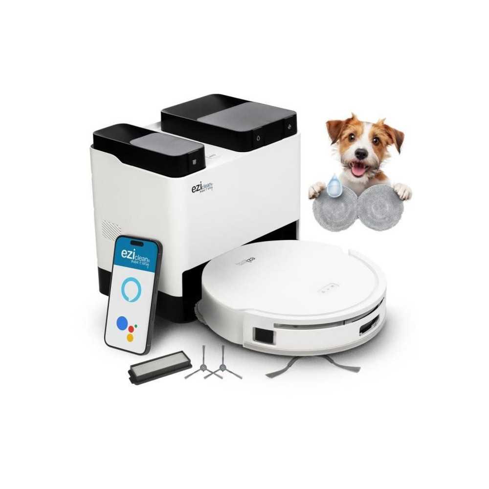 EZICLEAN All In One Z12 Ultra - Connected robot vacuum cleaner with em EZICLEAN All In One Z12 Ultra - Connected robot vacuum cleaner with em