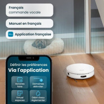 EZICLEAN All In One Z12 Ultra - Connected robot vacuum cleaner with em