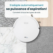 EZICLEAN All In One Z12 Ultra - Connected robot vacuum cleaner with em