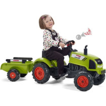 FALK Claas pedal tractor with trailer