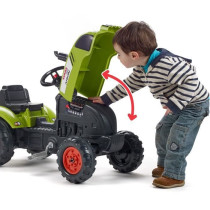 FALK Claas pedal tractor with trailer
