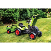 FALK Claas pedal tractor with trailer