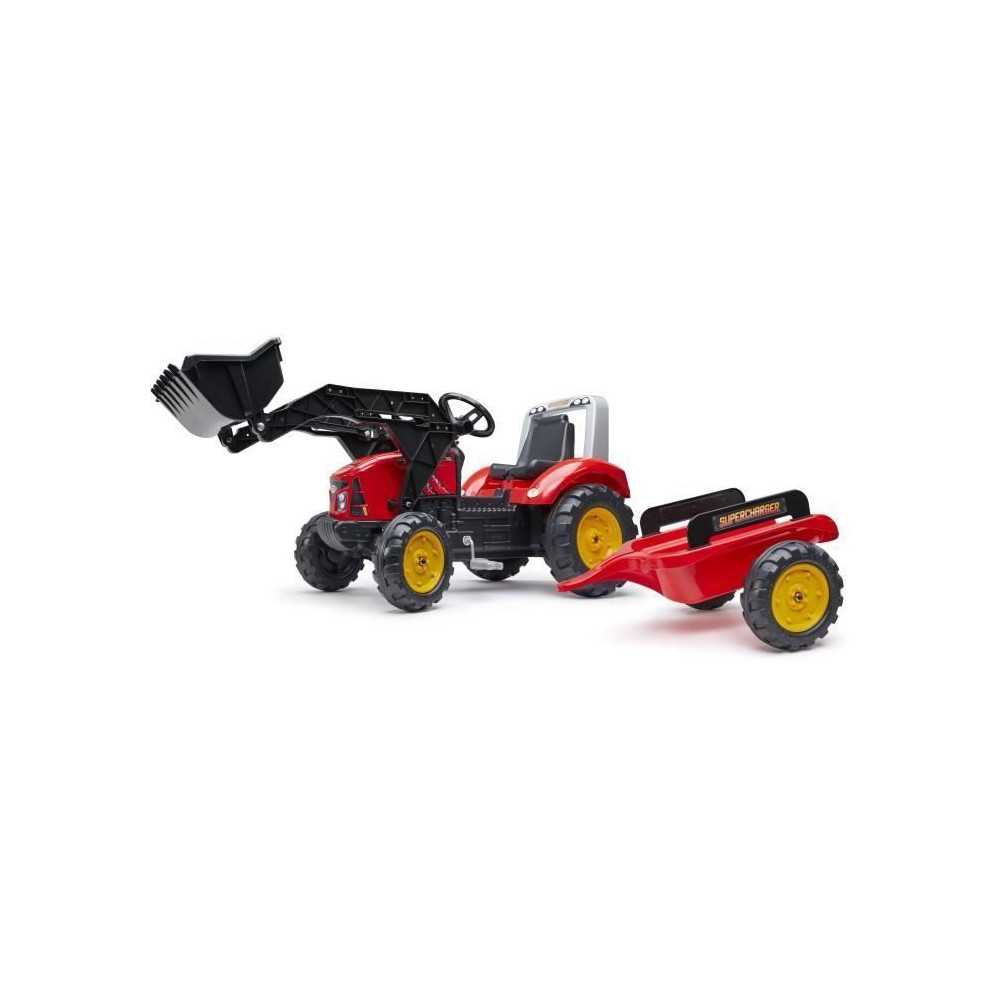 Tractopelle a pédales - FALK - Supercharger - Des 3 ans - 100% Fabriq