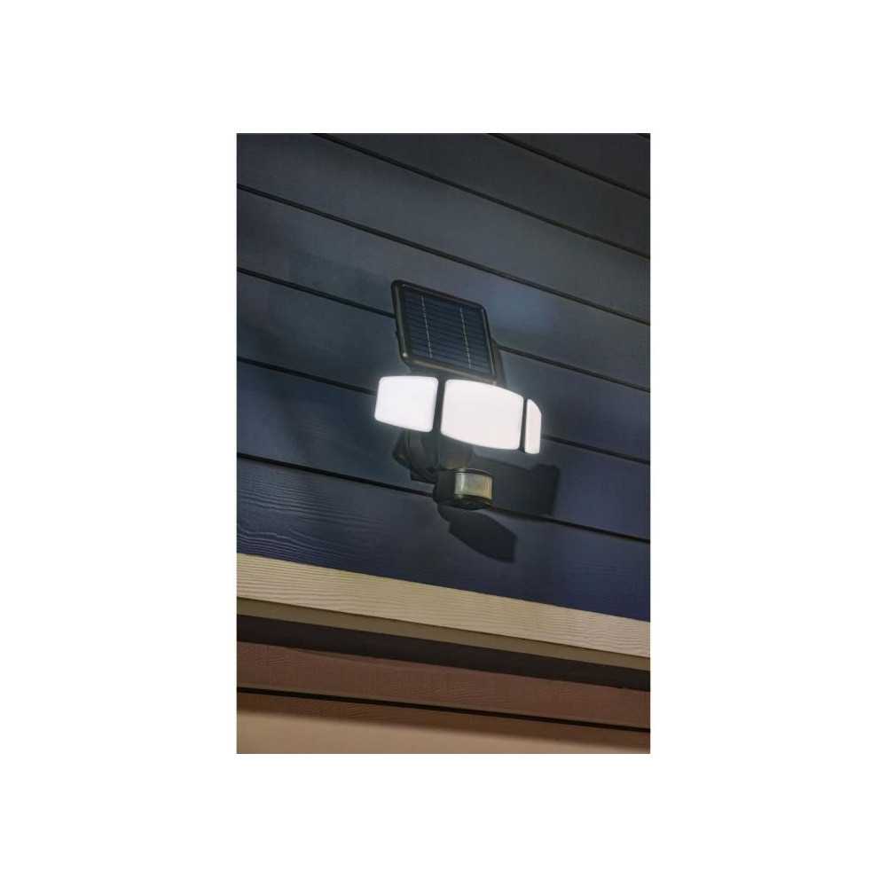 Highly illuminating 3-head solar spotlight with presence detector - 10