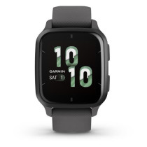 Garmin connected watch Venu sq 2 gray with black bracelet