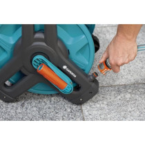 Gardena Dévidoir Classic 50-Compact structure-Folding crank-For small
