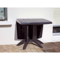 Table pliante - GRILL ME - Vega - 118x77 cm - Anthracite