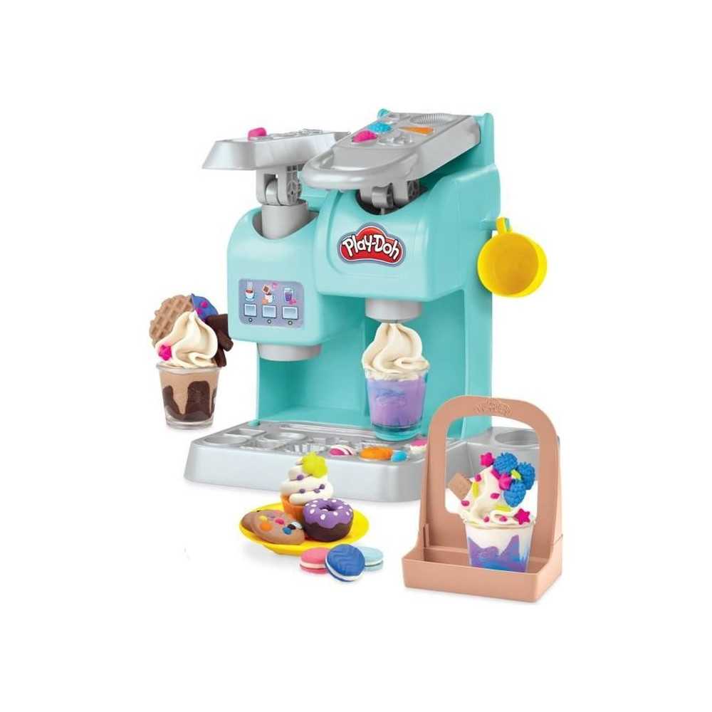 Play-Doh, My super coffee, 20 accessories and 8 pots of modeling clay,