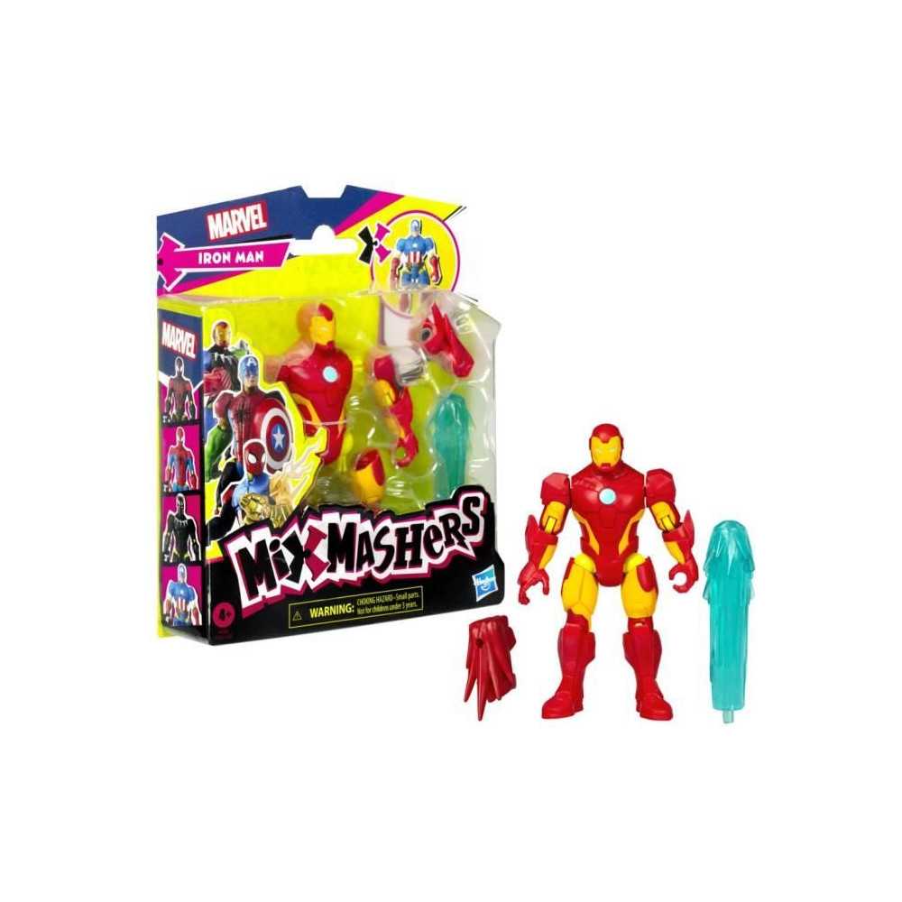 MixMashers Iron Man, 12 cm customizable figurine to mix and match with MixMashers Iron Man, 12 cm customizable figurine to mix and match with
