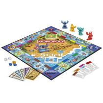 Monopoly Stitch, Board Game, 2 to 4 Players, 30 Minutes, Disney Lilo &