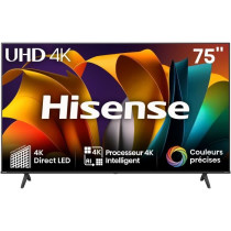 TV LED HISENSE 75A6N - 75 (189 cm) - 4K UHD - Dolby Vision - Smart TV