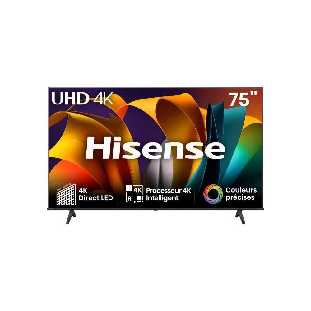 TV LED HISENSE 75A6N - 75 (189 cm) - 4K UHD - Dolby Vision - Smart TV