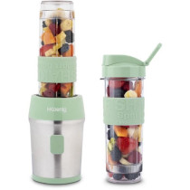 Mini blender - SMOO18 - 300 W - 570 mL - Pastel green - 2 bottles incl