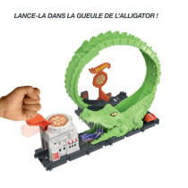Hot Wheels-Looping Alligator Attack-Playset, 1 car included - Hot Whee