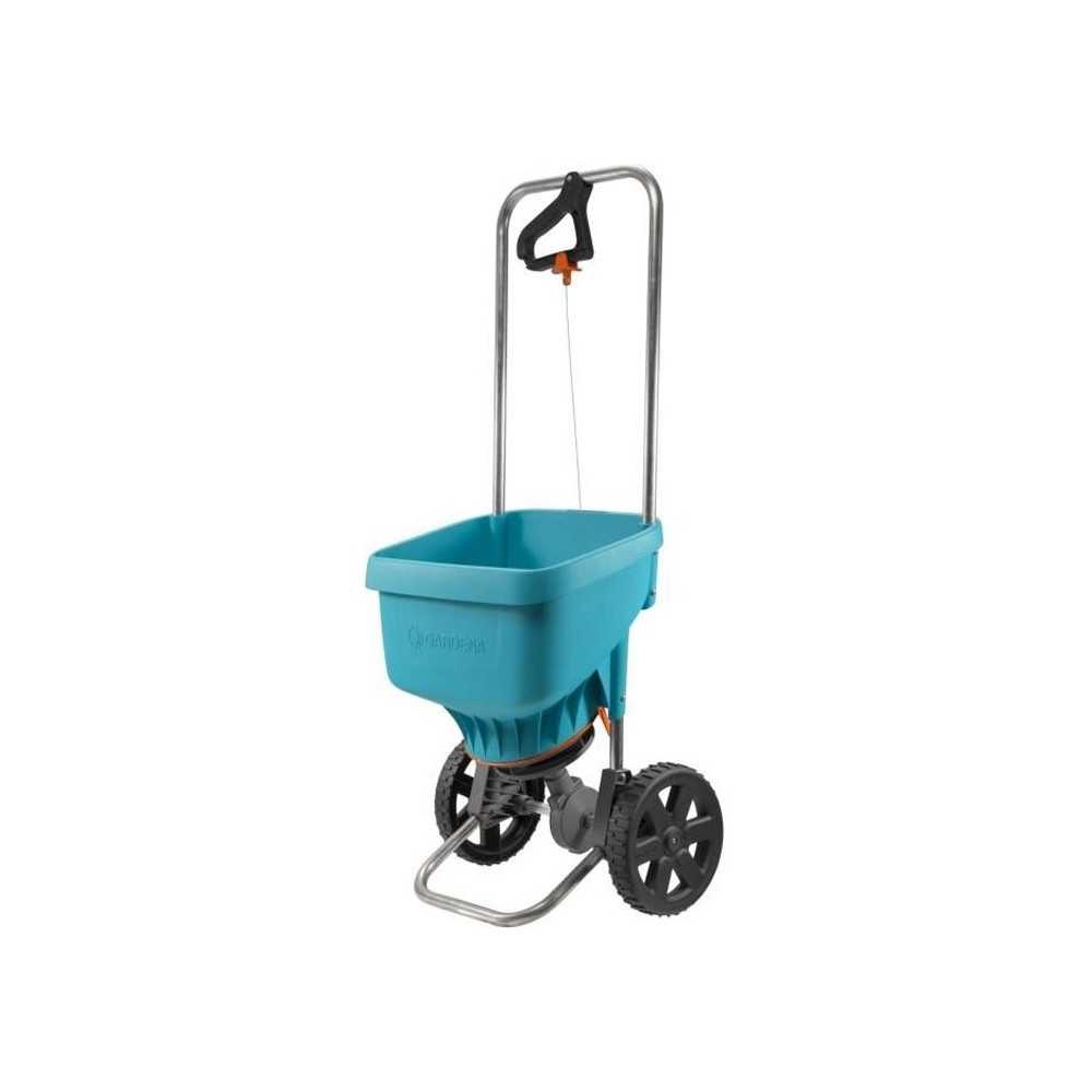 Gardena XL fertilizer on wheels-capacity 18L-Surface 800m² max-6m spr