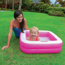INTEX Inflatable child / baby pool Carree paddling pool 85 x 85 x 23 c