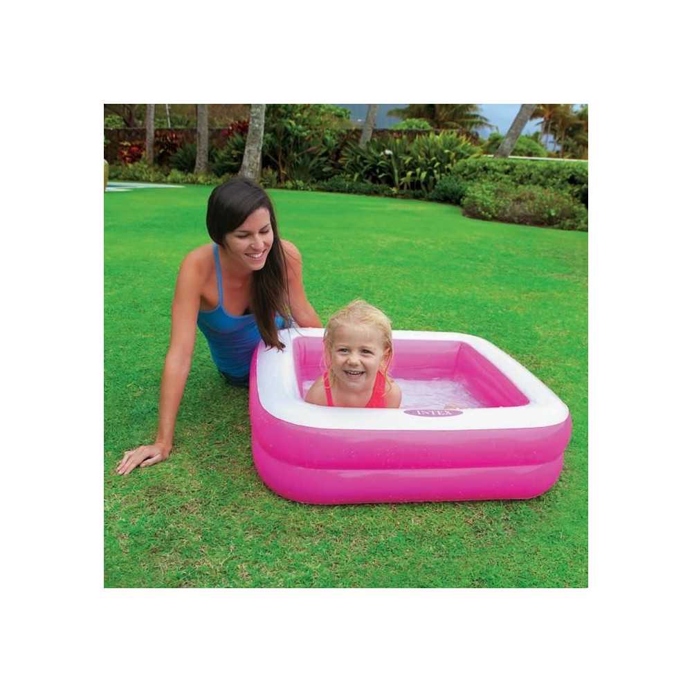 INTEX Inflatable child / baby pool Carree paddling pool 85 x 85 x 23 c