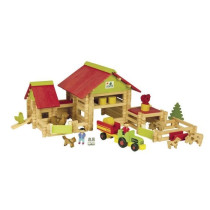 JEUJURA Large farm with tractor and animals - 220 pieces