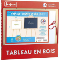 JEUJURA Wooden creative easel